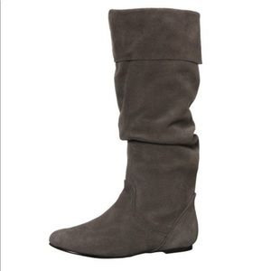 Steve Madden bonanza suede black pull on boot